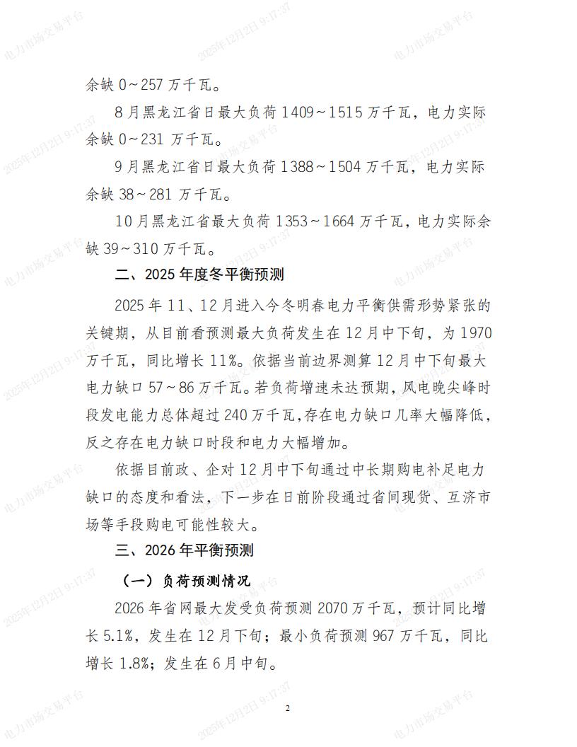 黑龙江省2025年电力平衡通报和2026年平衡预测_02.jpg